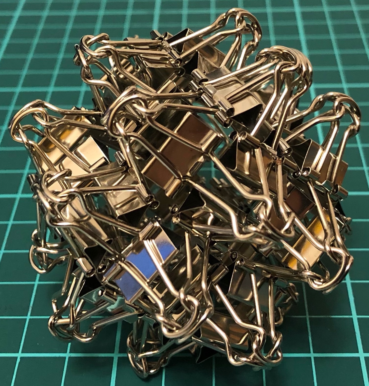48 clips forming spiky rhombicuboctahedron